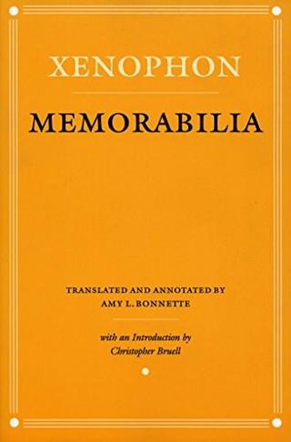 Cover of Xenophon, Memorabilia (Cornell University Press, 1994)